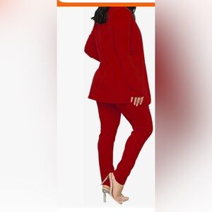 Amazon  Red Women's Pantsuit